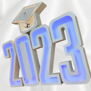 5' Graduation Cap Marquee (multicolor)